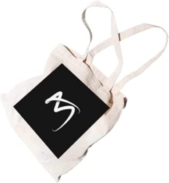 Canvas
  Shopping Tote Bag - Printed Words (Master M)