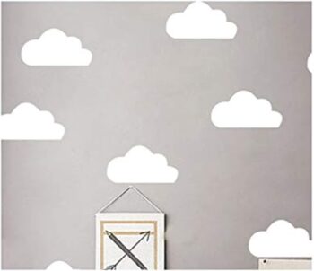 White Clouds Wall Stickers