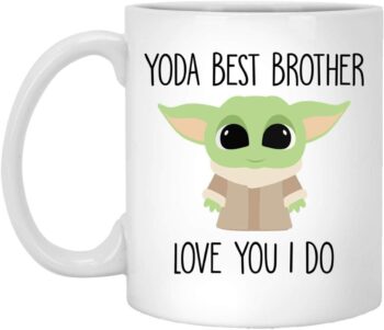 Best Brother Ever Yoda Best Brother Mug Best Brother Gift Gift For Brother Brother Birthday Gift Funny Brother Mug Baby Yoda Mug 11oz