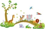 Cute Jungle Animal Wall Sticker