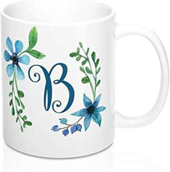 B letter mug