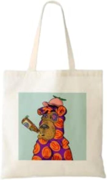 Canvas
  Printed Words Shopping Tote Bag - (Sick Dog)