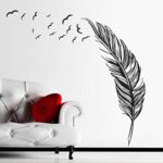 Other Flying feather wall sticker home decor home decoration wallpaper wall sticker Living room decor