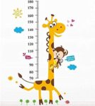 Kid’s Giraffe Growth Chart Stickers