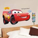 3D Red Car Wall Sticker