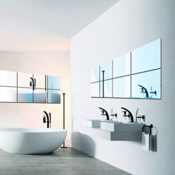 16pcs Decorative Mirrors Self-adhesive 3D Mirror Wall Stickers DIY Mirror Decor?