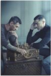 Lionel Messi & Cristiano Ronaldo Football Canvas Poster