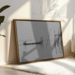 Krabi River Boat Canvas Art (60x40 cm)