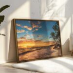 Tropical Paradise Beach Canvas Art