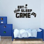 Eat Sleep Game Wall Sticker