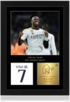 Vinicius Junior Signed A4 Framed Photo