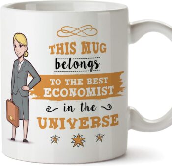 ماغفينز كتاب
  Economist. Original Mug Cup Perfect Present - This Belongs to The Best
  Economist in Universe - 11 أوقية سيراميك