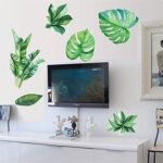 Tropical Jungle Leaves Wall Stickers