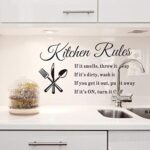 Kitchen Rules Wall Stickers