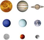 Luminous Solar System Wall Stickers (9 Planets)