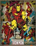Iron Man Retro Marvel Mini Poster (40x50 cm)