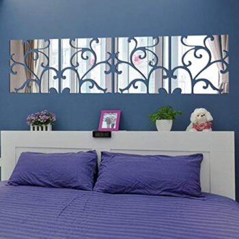 3D Acrylic Mirror Wall Stickers (4 Pcs Set)