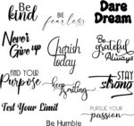 Inspirational Quote Wall Stickers