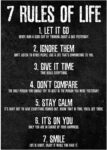 DASNTERED 7 Rules of Life Motivational Poste r Painting, Art
  Paintings Wall Art Inspirational Canvas Wall Decor Modern Motivational Poste
  r, for Bedroom, School Dormitory