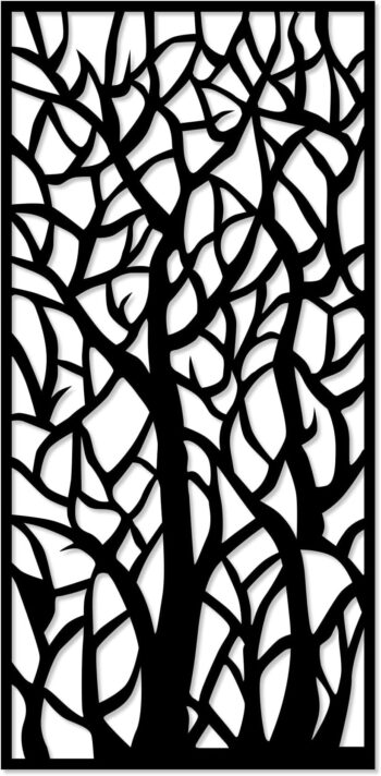 Tree Trunks Wooden Wall Art – 40x80 cm