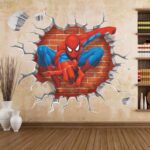 3D Spider-Man Wall Sticker