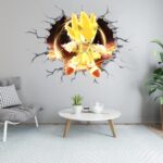 ملصقات حائط بتصميم
  حفرة ثلاثية الأبعاد وشخصية سونيك الكرتونية للأطفال لغرفة الحضانة واللعب
  والمعيشة والنوم ذاتية اللصق من فينيل ملائمة هدية 39.9×59.9 سم سي بي اس زي شيب