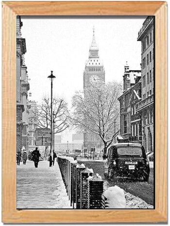 BIG
  BEN LONDON - Wooden Frame with Glass - Printed Poster Tableau wall art
  BZL-146-24322-WD