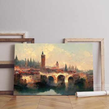 Verona City Canvas Wall Art (60x40 cm)